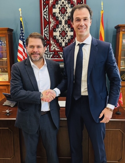 Arizona Senator Ruben Gallego and KMX CEO Dr. Zachary Sadow